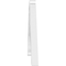 Ekena Millwork Pitch Carrillo Architectural Grade PVC Gable Pediment, 60"W x 12 1/2"H x 1"P (5/12) GPP060X013X100CRL - alternate 3